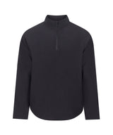 Technical 1/4-zip top — Black