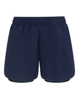 Women’s double-layer sports shorts — Navy/Navy