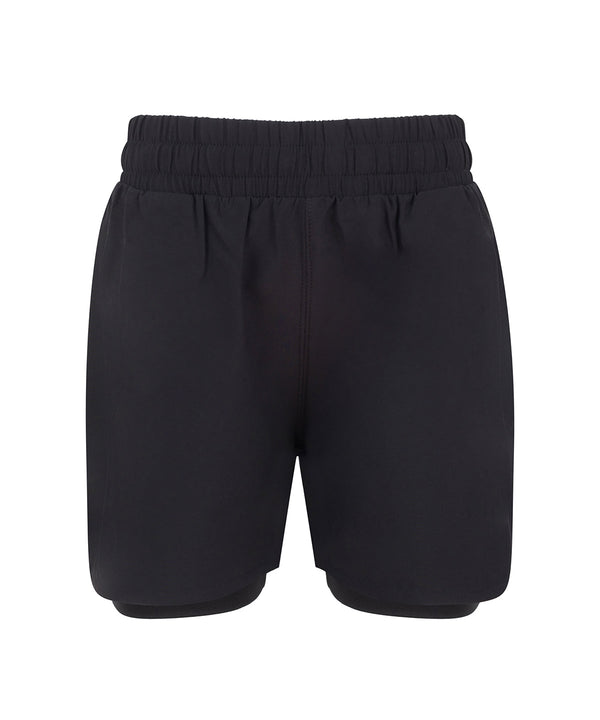 Kids double-layer sports shorts