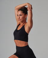 Women's seamless sports bra — lifestyle