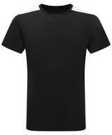 TriDri® contrast performance t-shirt — Black/White