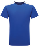 TriDri® contrast performance t-shirt — Royal/White