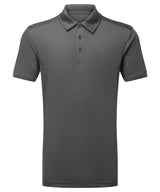 Men's TriDri® panelled polo — Charcoal