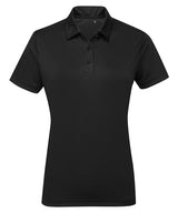 Women's TriDri® panelled polo — Black