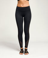 Women's TriDri® mesh tech panel leggings full-length — lifestyle
