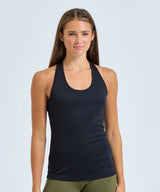 Women's TriDri® yoga knot vest — lifestyle