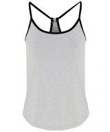 Women's TriDri® yoga vest — Silver Melange/Black