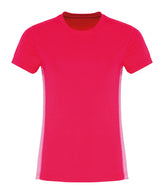Women's TriDri® contrast panel performance t-shirt — lifestyle