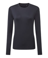 Women's TriDri® long sleeve performance t-shirt — French Navy