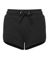 Women's TriDri® recycled retro jogger shorts — Black