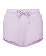 Women's TriDri® recycled retro jogger shorts — Lilac
