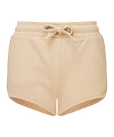 Women's TriDri® recycled retro jogger shorts — Nude