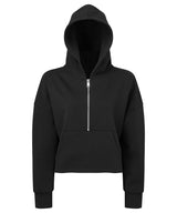 Women's TriDri® half zip hoodie — Black