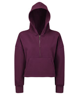 Women's TriDri® half zip hoodie — Mulberry