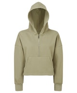 Women's TriDri® half zip hoodie — Sage Green