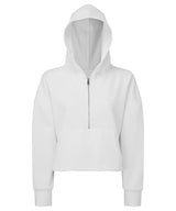 Women's TriDri® half zip hoodie — White