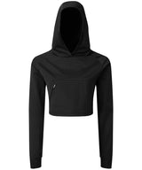 Women's TriDri® cropped jacket — Black