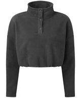 Women's TriDri® cropped fleece — Charcoal