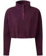 Women's TriDri® cropped fleece — Mulberry