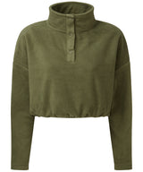 Women's TriDri® cropped fleece — Olive