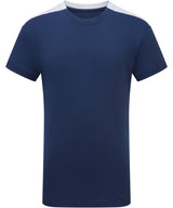Kids TriDri® contrast performance t-shirt — Navy/White