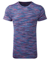 Tridri® space dye performance t-shirt — Pink/Blue