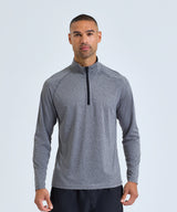 Men's TriDri® long sleeve performance ¼ zip top — lifestyle