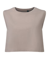 Women's TriDri® organic crop tank — Stone