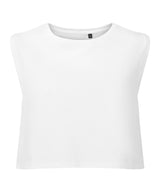 Women's TriDri® organic crop tank — White