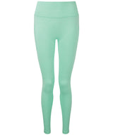 Women's TriDri® ribbed seamless multi-sport leggings — Peppermint Melange