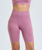 Women's TriDri® ribbed seamless 3D fit" cycle shorts" — lifestyle