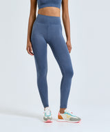 Women's TriDri® seamless 3D fit" multi-sport denim look leggings" — lifestyle