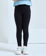 Kids TriDri® recycled performance leggings — lifestyle