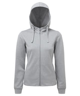 Women's TriDri® spun dyed full-zip hoodie — Grey Melange