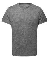 Men's TriDri® recycled performance t-shirt — Black Melange