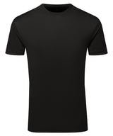 Tridri® ion-charge recycled textured tee — Black
