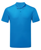 Tridri® ion-charge panelled polo — Sapphire