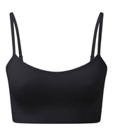 Women's TriDri® recycled seamless ''3D fit'' multi-sport flex bra — Black