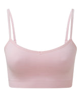 Women's TriDri® recycled seamless ''3D fit'' multi-sport flex bra — Light Pink Melange