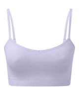 Women's TriDri® recycled seamless ''3D fit'' multi-sport flex bra — Lilac Melange