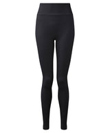 Women's TriDri® recycled seamless ''3D fit'' multi-sport flex leggings — Black