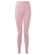 Women's TriDri® recycled seamless ''3D fit'' multi-sport flex leggings — Light Pink Melange