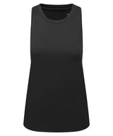 Women's TriDri ion-charge easy fit tank top — Black