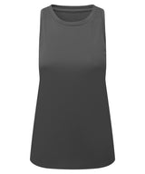 Women's TriDri ion-charge easy fit tank top — Charcoal