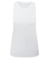 Women's TriDri ion-charge easy fit tank top — White