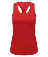 Women's TriDri® recycled performance slim racer back vest — Fire Red