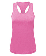 Women's TriDri® recycled performance slim racer back vest — Pink Melange