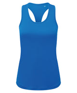 Women's TriDri® recycled performance slim racer back vest — Sapphire