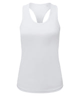 Women's TriDri® recycled performance slim racer back vest — White