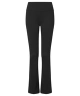 Women's TriDri® recycled flare leggings — Black